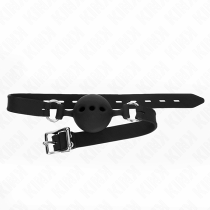 KINK-COLLAR-GAG-KINK-FULL-SILICONE-GAG-55-x-2-CM-WITH-5-CM-BALL-SIZE-L-BLACK-ADJUSTABLE-35-51-CM-1