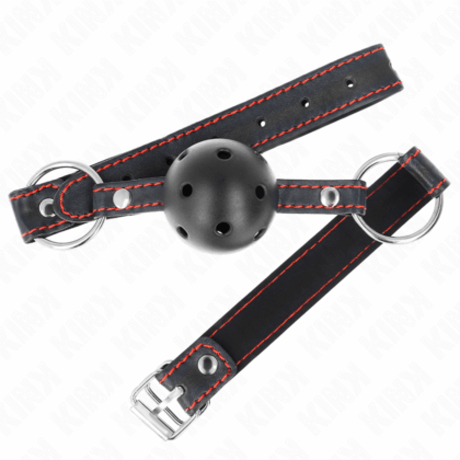 KINK-COLLAR-GAG-KINK-HOLLOW-HARD-BLACK-BALL-GAG-MODEL-2-65-x-2.5-CM-1