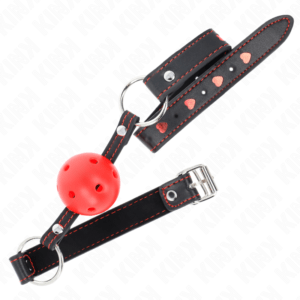 KINK-COLLAR-GAG-KINK-HOLLOW-HARD-RED-BALL-GAG-MODEL-2-65-x-2.5-CM-1