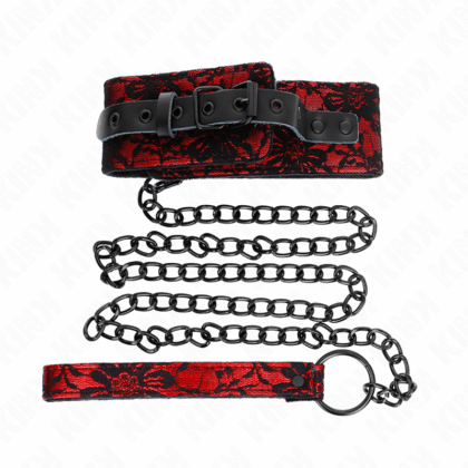 KINK-COLLAR-GAG-KINK-LACE-NECKLACE-WITH-BELT-WITH-REAL-LEATHER-BELT-105-CM-44-X-5.5-CM-1