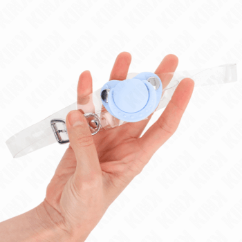 KINK-COLLAR-GAG-KINK-LIGHT-BLUE-PACIFIER-SHAPED-GAG-5.5-x-4-CM-ADJUSTABLE-43-60-CM-1