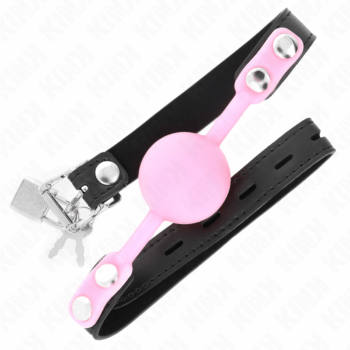 KINK-COLLAR-GAG-KINK-LUMINOUS-SILICONE-BALL-4-CM-GAG-60-x-2-CM-1