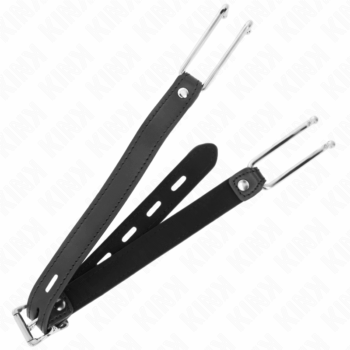 KINK-COLLAR-GAG-KINK-METAL-HOOK-GAG-11.5-CM-WITH-LEATHERETTE-STRAP-ADJUSTABLE-39-58-CM-X-2-CM-1