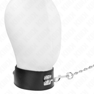 KINK-COLLAR-GAG-KINK-NECKLACE-WITH-BELT-65-CM-WITH-WIDE-BLACK-STRAP-ADJUSTABLE-33.5-41-CM-X-5-CM-1