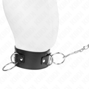 KINK-COLLAR-GAG-KINK-NECKLACE-WITH-LEASH-65-CM-3-RING-MODEL-2-ADJUSTABLE-36-43-CM-X-5-CM-1