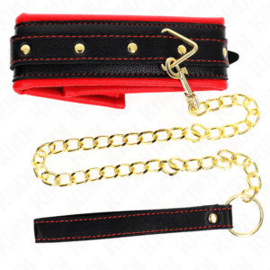KINK-COLLAR-GAG-KINK-NECKLACE-WITH-SPONGE-IMITATION-LEATHER-STRAP-MODEL-2-ADJUSTABLE-37-54-CM-X-3-CM-3
