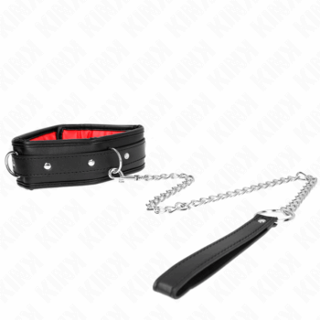KINK-COLLAR-GAG-KINK-NECKLACE-WITH-SPONGE-IMITATION-LEATHER-STRAP-MODEL-3-ADJUSTABLE-37-54-CM-X-3-CM-1