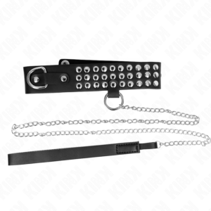 KINK-COLLAR-GAG-KINK-NECKLACE-WITH-STRAP-65-CM-WITH-SHINY-ADJUSTABLE-37-42-CM-X-5.3-CM-2