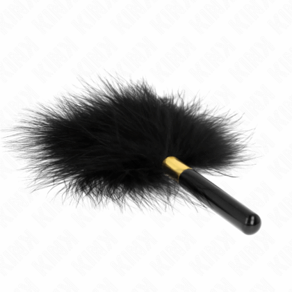 KINK-IMPACT-TOUCH-KINK-BLACK-GOLD-METAL-TICKLE-FEATHERS-18-CM-1