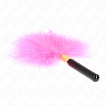 KINK-IMPACT-TOUCH-KINK-FUCHSIA-GOLD-METAL-TICKLE-FEATHERS-18-CM-1