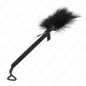 KINK-IMPACT-TOUCH-KINK-NYLON-ROPE-WAND-WITH-TICKLE-FEATHERS-AND-BLACK-BOW-25-CM-1
