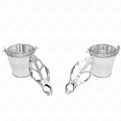 KINK-NIPPLE-GRIP-KINK-JAPANESE-CLOVER-NIPPLE-CLAMPS-WITH-BUCKETS-SILVER-1