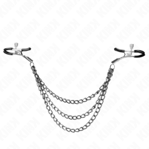 KINK-NIPPLE-GRIP-KINK-NIPPLE-CLAMPS-WITH-3-CHAINS-BLACK-202328-CM-1