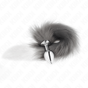 KINK-PLEASURE-PLUGS-KINK-ANAL-PLUG-SIZE-M-8-X-3.5-CM-WITH-SYNTHETIC-TAIL-40-CM-GREY-AND-WHITE-1