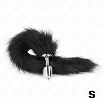 KINK-PLEASURE-PLUGS-KINK-ANAL-PLUG-SIZE-S-7-X-3-CM-WITH-SYNTHETIC-TAIL-40-CM-BLACK-1