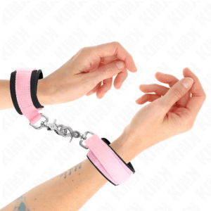 KINK - PUNHOS DE NEOPRENE AJUSTÁVEIS ROSA AJUSTÁVEIS 22-34 CM