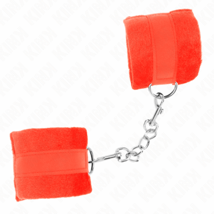 KINK-WRIST-RESTRAINT-KINK-BEGINNER-FUR-HAND-CUFFS-RED-30-X-7-CM-1