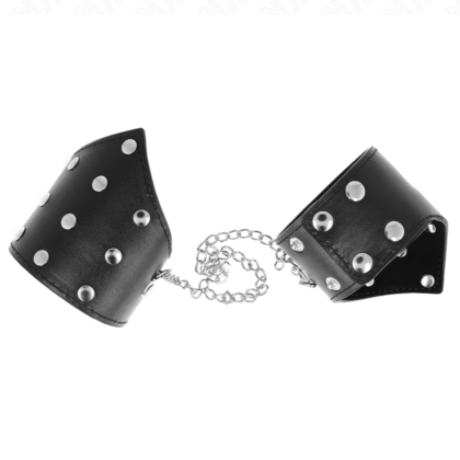 KINK-WRIST-RESTRAINT-KINK-BLACK-POINT-STYLE-WRISTBANDS-WITH-CHAIN-ADJUSTABLE-17-23-CM-X-8.5-CM-1