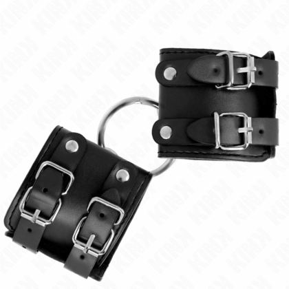 KINK-WRIST-RESTRAINT-KINK-FIXED-WRIST-RESTRAINTS-WITH-RING-AND-STUDS-ADJUSTABLE-BLACK-17-22-CM-X-6.5-CM-1