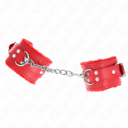 KINK-WRIST-RESTRAINT-KINK-FUR-LINED-WRIST-RESTRAINTS-RED-WITH-RED-BELT-ADJUSTABLE-17-29-CM-X-6-CM-1