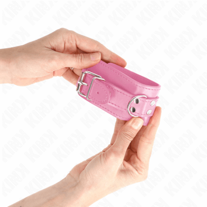 KINK-WRIST-RESTRAINT-KINK-SIMPLE-WRIST-RESTRAINTS-PINK-ADJUSTABLE-20-23-CM-X-5.5-CM-1