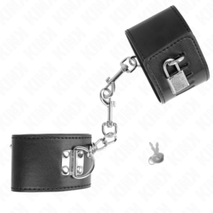 KINK-WRIST-RESTRAINT-KINK-WRIST-RESTRAINTS-WITH-PADLOCK-CLOSURE-BLACK-ADJUSTABLE-16-23-CM-X-5.5-CM-1