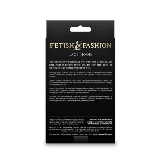 NS NOVELTIES - FETISH & FASHION CAPUZ DE RENDA BRANCO