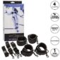 CALEXOTICS - NOCTURNAL BED RESTRAINTS LEATHER ADJUSTABLE BLACK