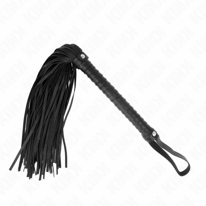 KINK - CHICOTE COM CABO TEXTURADO PRETO 48,5 CM