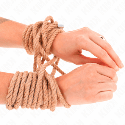 KINK - CORDA DE CÂNHAMO COM CABEÇA DE METAL 20 METROS