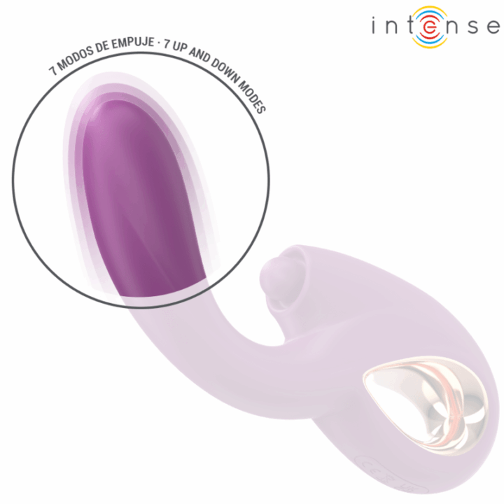 INTENSE - LALI MULTIFUNCIONAL VIBRADOR DE PONTO G COM BATIDA, IMPULSÃO E VIBRAÇÃO ROXO