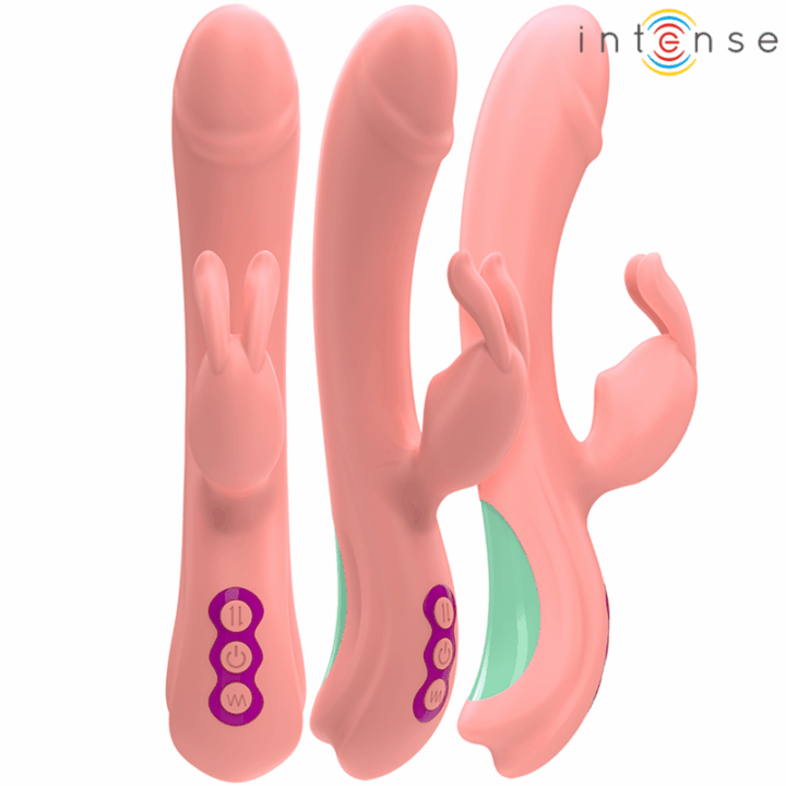 INTENSE - VIBRADOR RACHEL RABBIT 5 VIBRAÇÕES ROSA