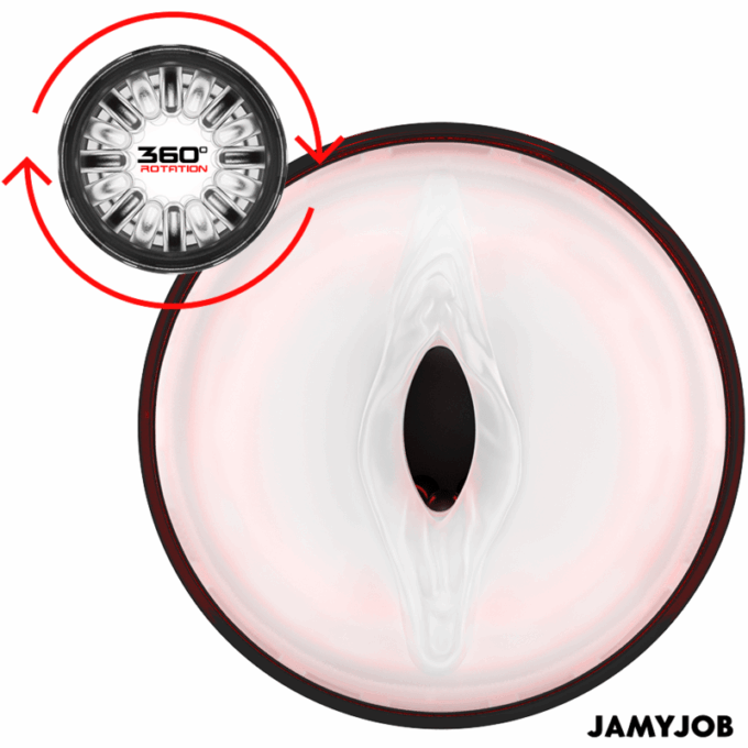 JAMYJOB - STORM MASTURBADOR AUTOMÁTICO DE VAGINA 10 MODOS DE ROTAÇÃO E IMPULSO