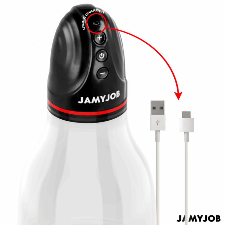 JAMYJOB - BOMBA DE TESTÍCULOS AUTOMÁTICA XPAND LITE 3 NÍVEIS DE SUCÇÃO CINZA