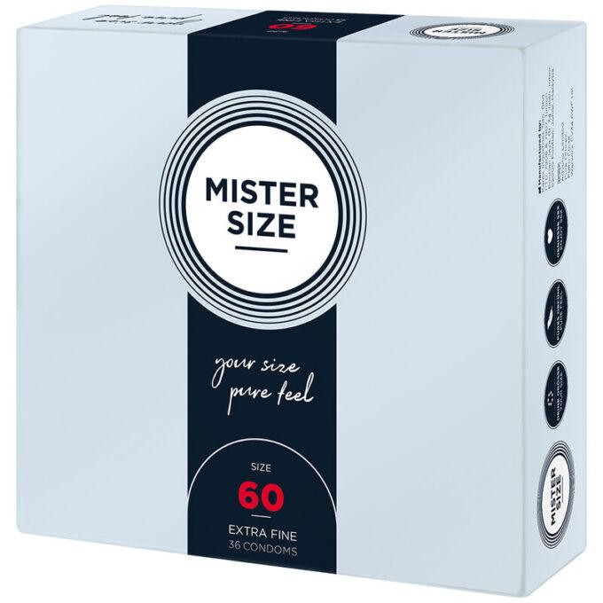 Mister Size - Condom Size Xl 60 Mm (36 Units)