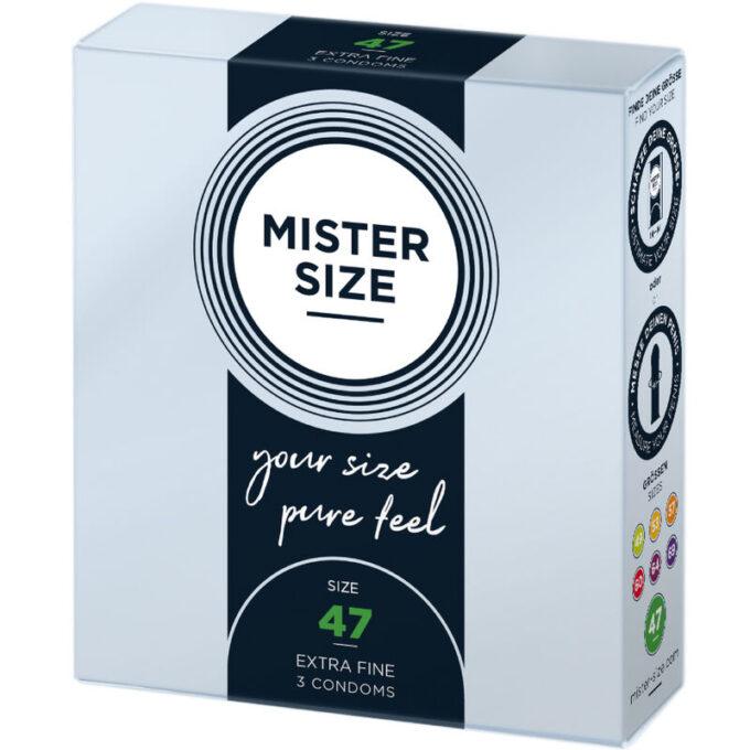 Mister Size - Condoms Size Xs 47 Mm (3 Units)