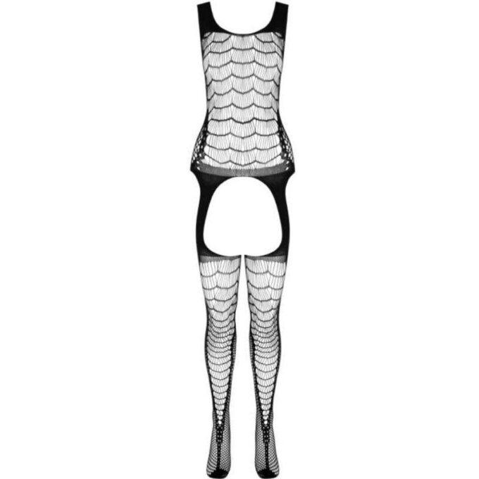 PASSION - BS 104 BODYSTOCKING PRETO TAMANHO ÚNICO