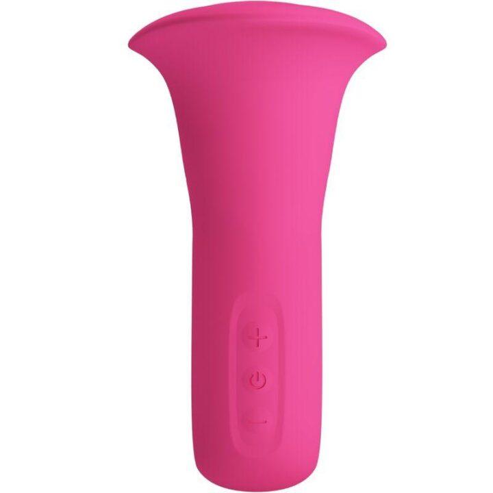 PRETTY LOVE - CLYDE VIBRADOR ORAL LÍNGUA VIBRANTE 12 VIBRAÇÕES ROSA