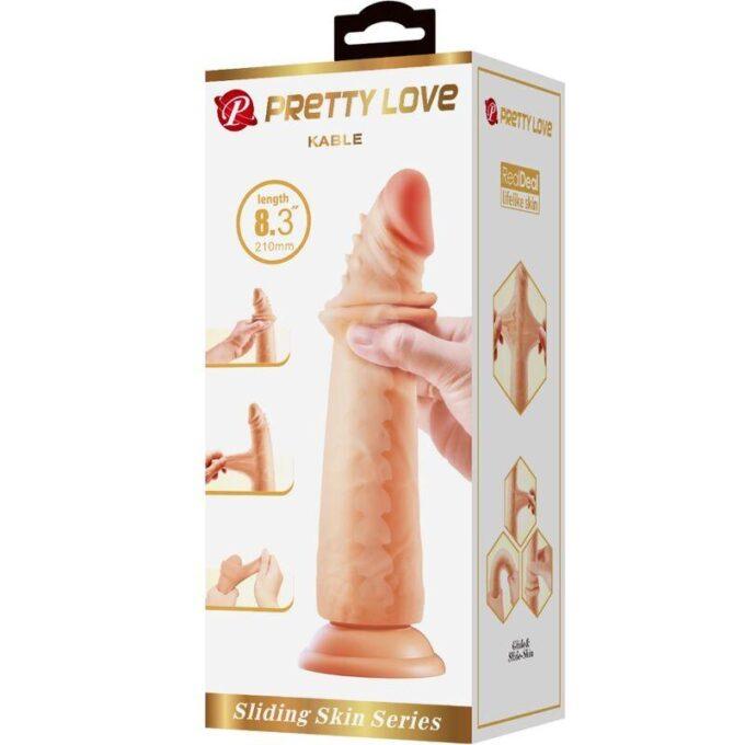 PRETTY LOVE - KABLE PÊNIS SUPER REALISTA 21 CM CARNE