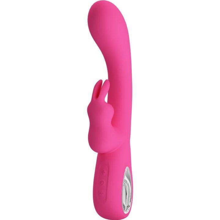 PRETTY LOVE - NOVAK RABBIT VIBRADOR 12 VIBRAÇÕES ROSA