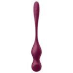 SATISFYER - LOVE BIRDS VARY BOLAS VIBRATÓRIAS APLICATIVO GRATUITO VINHO TINTO