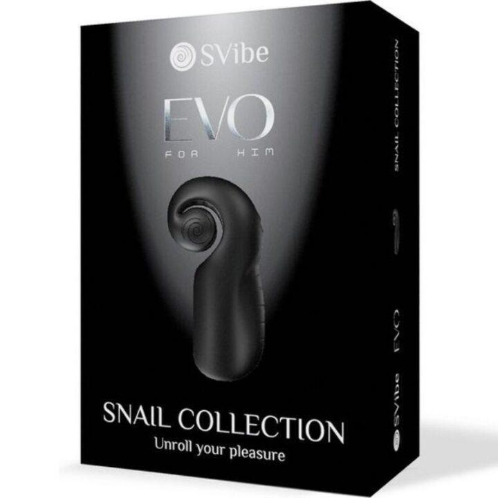 SNAIL VIBE - EVO PARA ELE MASTURBADOR MASCULINO SLIDE NROLL PRETO