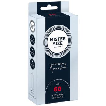 Mister Size - Condom Size Xl 60 Mm (10 Units)