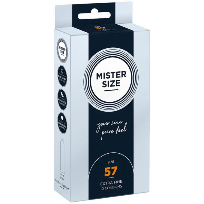 Mister Size - Condom Size L 57 Mm (10 Units)