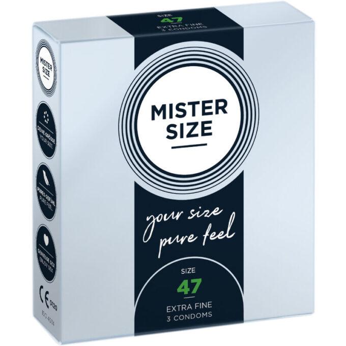 Mister Size - Condoms Size Xs 47 Mm (3 Units)