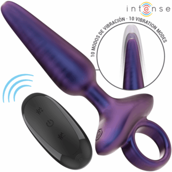 INTENSE - MARLON VIBRADOR ANAL PLUG MODELO 4 CONTROLE REMOTO