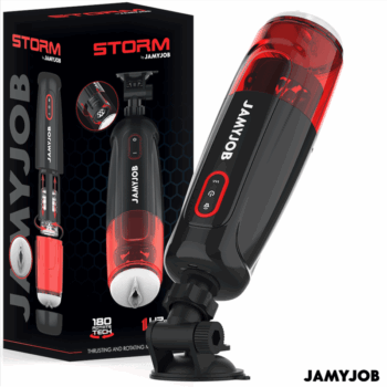 JAMYJOB - STORM MASTURBADOR AUTOMÁTICO DE VAGINA 10 MODOS DE ROTAÇÃO E IMPULSO
