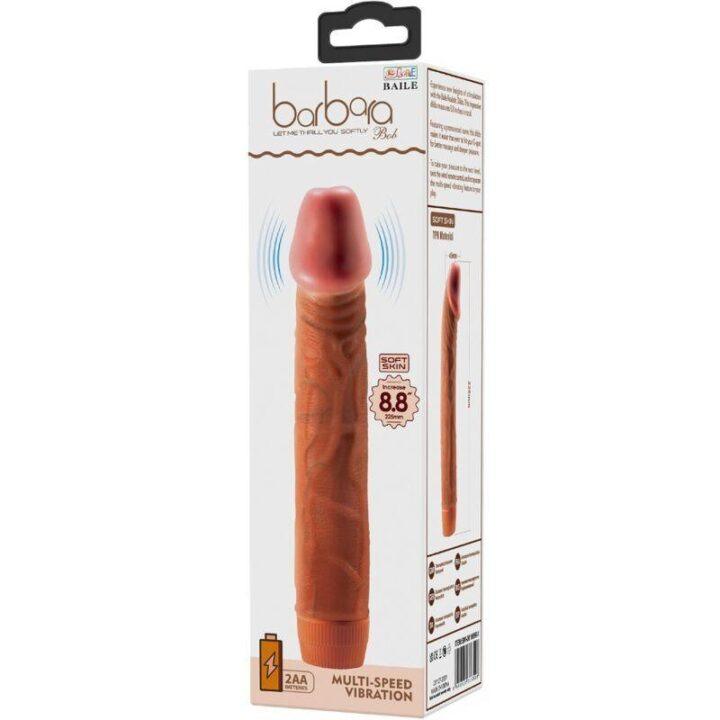 BAILE - BOB REALISTIC VIBRATOR 22.5 CM MULATTO