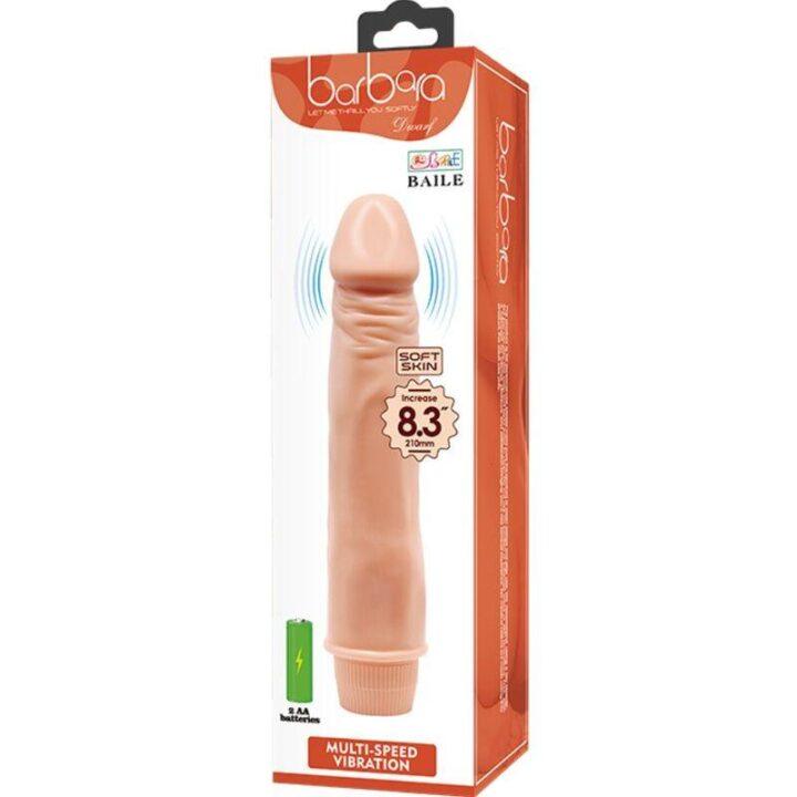 BAILE - DWARF REALISTIC VIBRATOR 21 CM FLESH