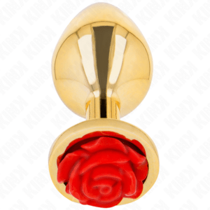 KINK-PLEASURE-PLUGS-KINK-PLUG-ANAL-GOLD-ROSE-RED-SIZE-S-2
